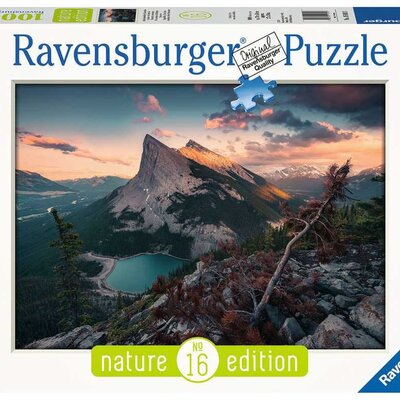 Puzzle 1000 delova Veče pada na Stenovite planine Ravensburger