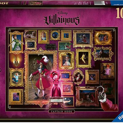 Puzzle 1000 delova Kapetan Kuka - Disney Villainous Ravensburger 15022