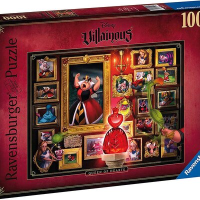 Puzzle 1000 delova Kraljica Srce - Disney Villainous Ravensburger 15026
