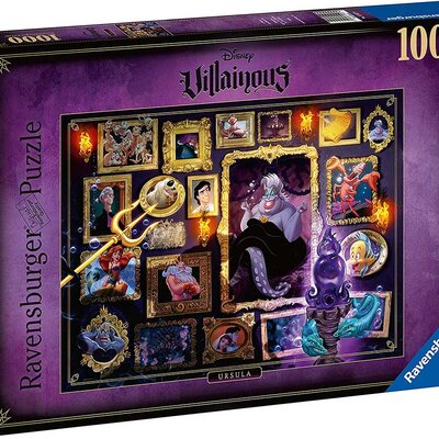 Puzzle 1000 delova Ursula - Disney Villainous Ravensburger 15027