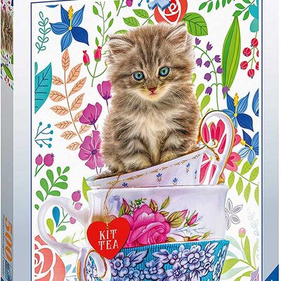 Puzzle 500 delova Mače u šoljici za čaj Ravensburger 15037