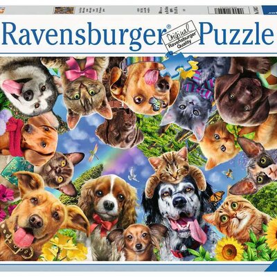 Puzzle 500 delova Ljubimci prave selfi Ravensburger 15042