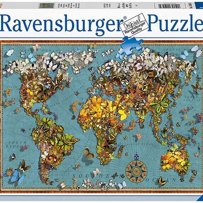 Puzzle 500 delova Svet leptira Ravensburger 15043