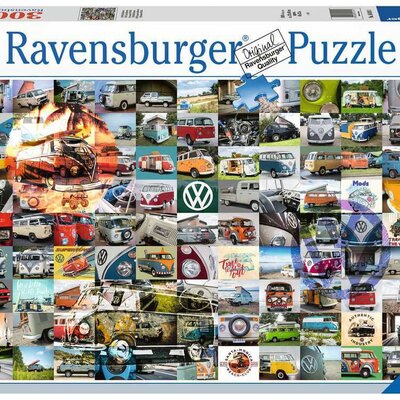 Puzzle Slagalica 3000 delova 99 Momenata VW Kombija Ravensburger 16018