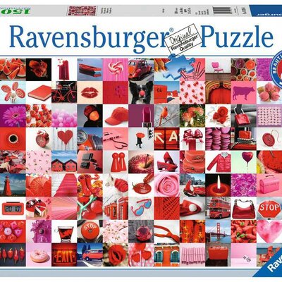 Puzzle Slagalica 1500 delova 99 Lepih crvenih stvari Ravensburger 16215