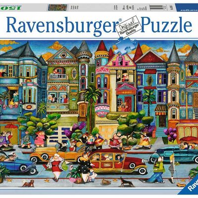 Puzzle Slagalica 1500 delova The Painted Ladies u San Francisku Ravensburger 16261