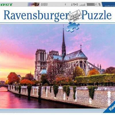 Puzzle Slagalica 1500 delova Piktoreskna crkva Notr Dam Ravensburger