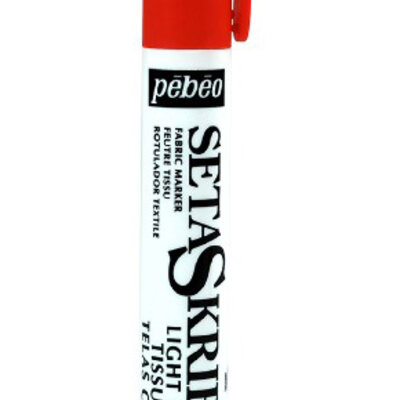 PEBEO Setaskrib+  Marker za tekstil 1 mm za svetle tkanine CRVENA 664202