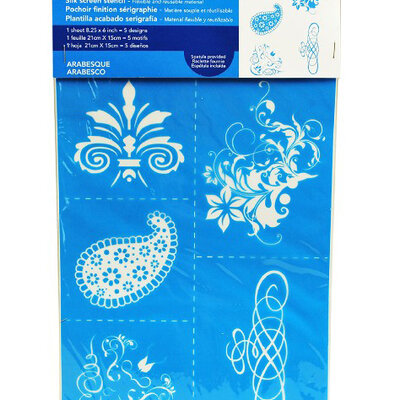 PEBEO Setacolor Šablon A5 za slikanje na tekstilu ARABESKA 664972