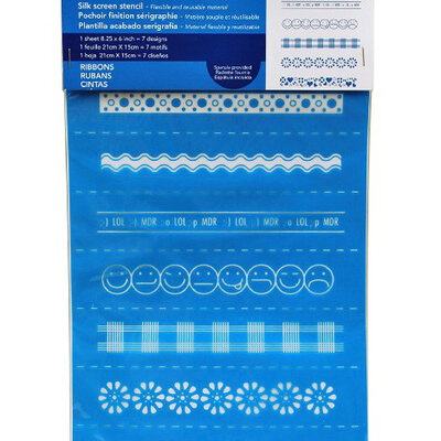 PEBEO Setacolor Šablon A5 za slikanje na tekstilu TRAKE 664976