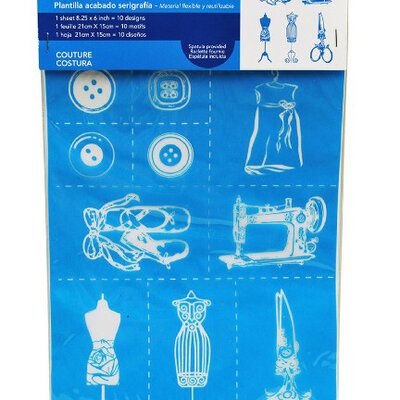 PEBEO Setacolor Šablon A5 za slikanje na tekstilu MODA 664978