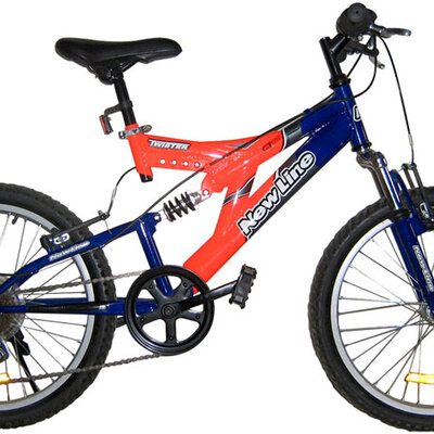 Mountain Bike - Bicikl Twister 20 in - Žuto - Narandžasti