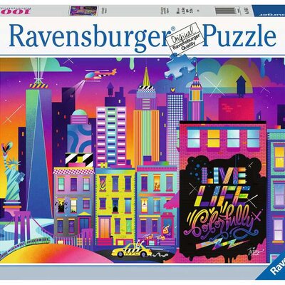 Puzzle Slagalica 1000 delova Boje NYC Ravensburger 16454