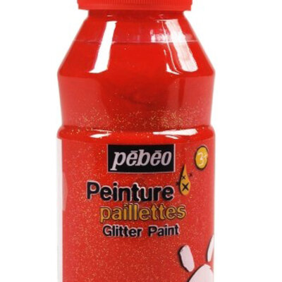 PEBEO Svetlucavi gel za decu CRVENA 150ml 668185