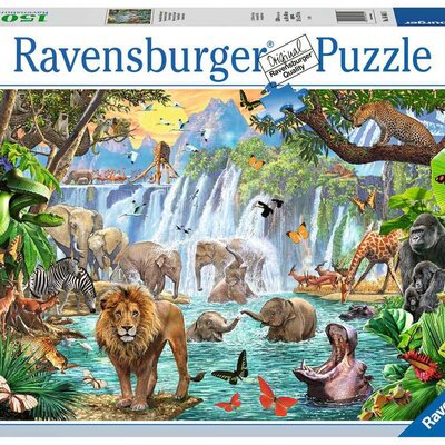 Puzzle Slagalica 1500 delova Safari na vodopadima Ravensburger 16461