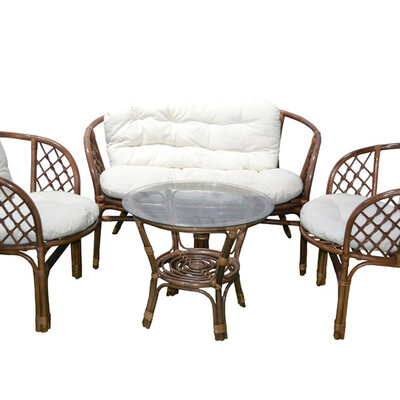 Baštenska garnitura Bahama Ratan Brown