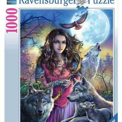 Puzzle Slagalica 1000 delova Zaštitnica vukova Ravensburger 19664