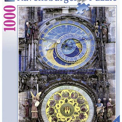 Puzzle Slagalica 1000 delova Astronomski sat u Pragu Ravensburger 19739