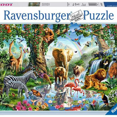 Puzzle Slagalica 1000 delova Džungla i avantura Ravensburger 19837