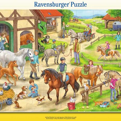 Puzzle slagalica 40 delova Na farmi konja Ravensburger 06164