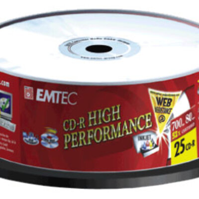 Emtec (BASF) prazni CD-R - 80min/700Mb/52x - pakovanje 25 kom.