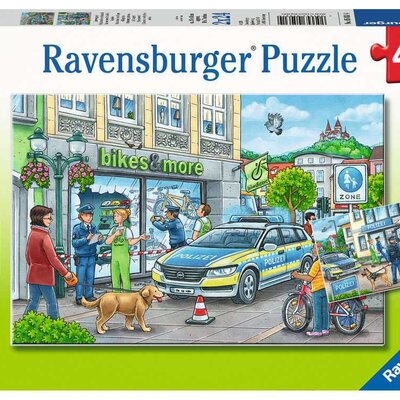 Puzzle 2x24 dela Policija na delu Ravensburger 05031