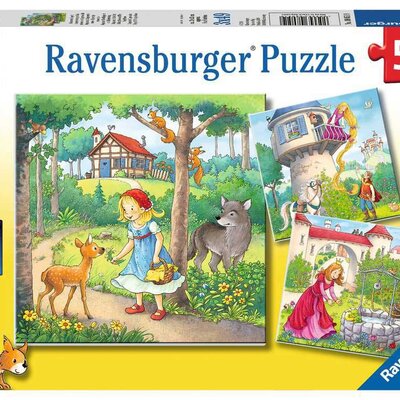 Puzzle 3x49 delova Tri bajke Ravensburger 08051