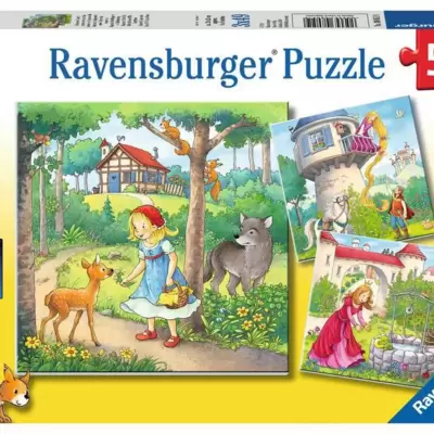 Puzzle 3x49 delova Tri bajke Ravensburger 08051