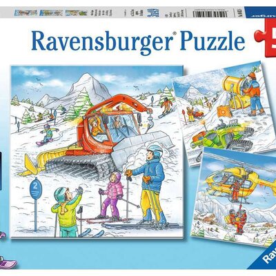 Puzzle 3x49 delova Idemo na skijanje! Ravensburger 08052