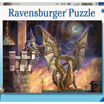 Puzzle 100 delova Zmaj i dar vatre Ravensburger 10405