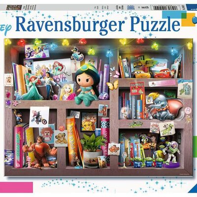 Puzzle 100 delova Disney polica Ravensburger 10410
