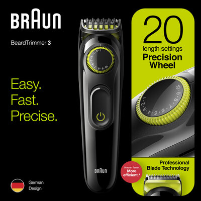 Braun Trimer za kosu i bradu Sa punjivom baterijom BT3221 BLK/VTGRN BOX