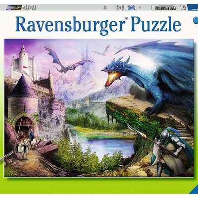 Puzzle 200 delova Zmajevi i planine Majhema Ravensburger 12911
