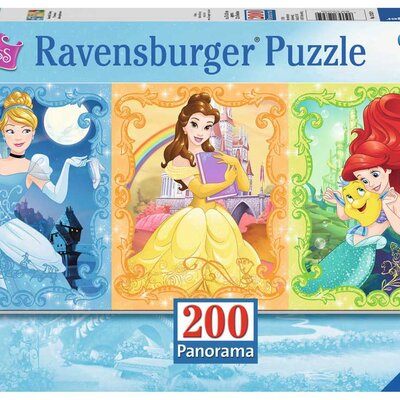 Puzzle 200 delova Disney Princess Ravensburger Panorama 12825