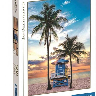 Puzzle slagalica 500 delova Majami Bič Florida Clementoni HQC 35568