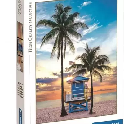 Puzzle slagalica 500 delova Majami Bič Florida Clementoni HQC 35568