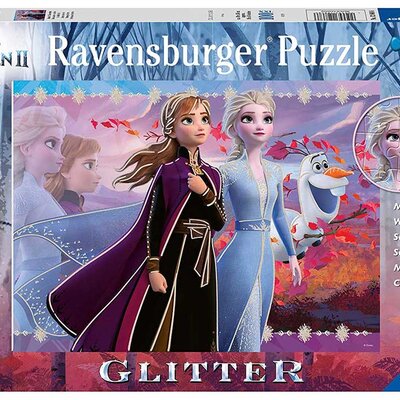 Glitter Puzzle 100 XXL delova Disney Frozen 2 - Snažne sestre Ravensburger 12868