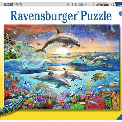 Puzzle 300 XXL delova Raj za delfine Ravensburger 12895