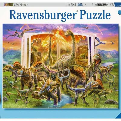 Puzzle 300 XXL delova Enciklopedija dinosaurusa Ravensburger 12905