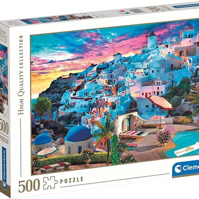 Puzzle slagalica 500 delova Pogled na Grčku Clementoni HQC 35149