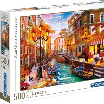 Puzzle slagalica 500 delova Zalazak sunca nad Venecijom Clementoni HQC 35063