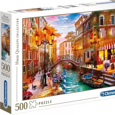 Puzzle slagalica 500 delova Zalazak sunca nad Venecijom Clementoni HQC 35063