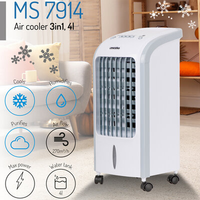 Uređaj za rashlađivanje vazduha na bazi vode i leda Mesko MS7914