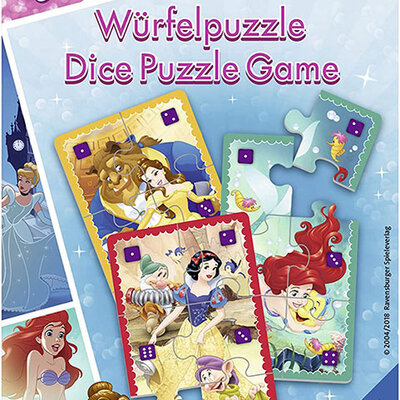 RAVENSBURGER Društvena igra sa kockicama Puzzle - Disney Princess RA23451