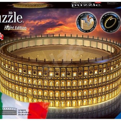 RAVENSBURGER 3D puzzle Maketa sa noćnim svetlom KOLOSEUM RA11148