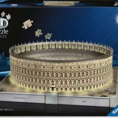 RAVENSBURGER 3D puzzle Maketa sa noćnim svetlom KOLOSEUM