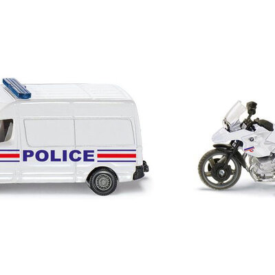 SIKU Set POLICIJA Motor i kombi vozilo 1655