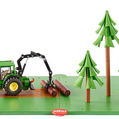 SIKU Set za igru Traktor i drveće Šumski set Šumari 5605