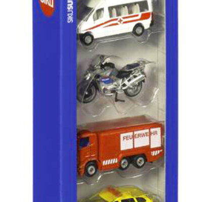 SIKU Autić Set spasilačke službe Hitna pomoć Policija Vatrogasci OAMTC 6311S