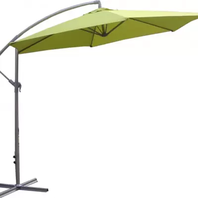 Bočni banana suncobran Sol zeleni 3m